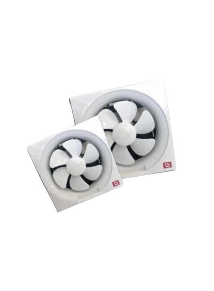 مروحة شفط حمام ماك (6 بوصة) - مقاس 20×20 سم - للتركيب على الزجاج - 25 واط